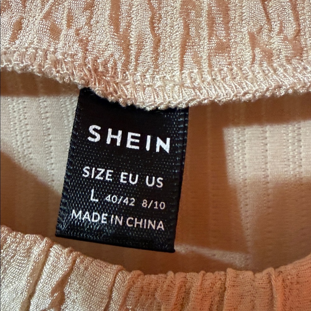 SHEIN Ribbed Tan Tank Top - Picture 2 of 4